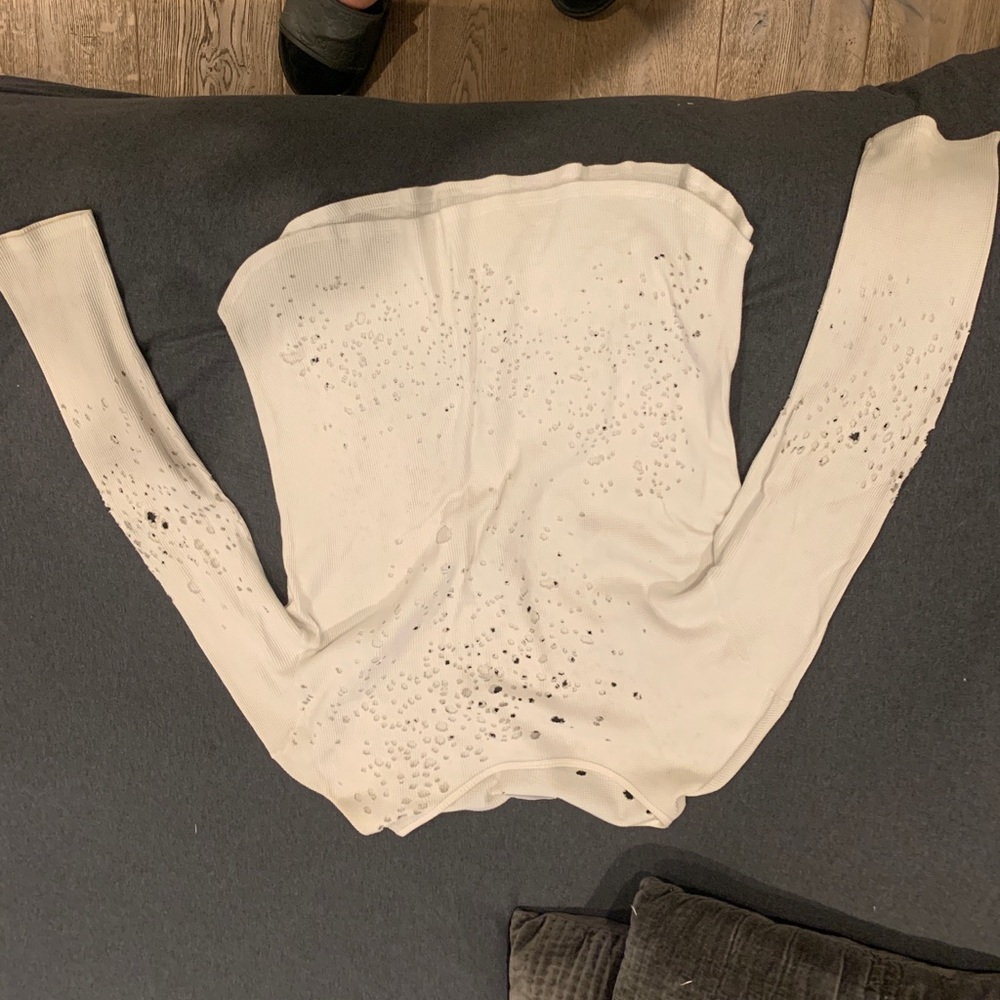 Ripped undershirt